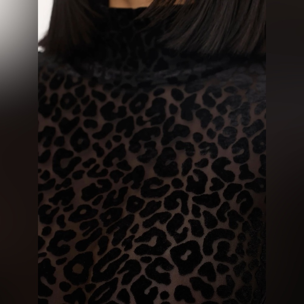 Naked Wardrobe Burnout Print Halter Jumpsuit - Picture 5 of 5